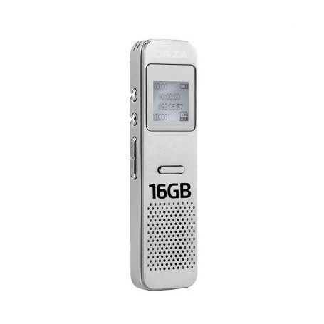 Grabador Digital De Voz Periodista Daza Dz-S616gsl Tiempo De Grabacion 25hs 16gb Memoria Interna