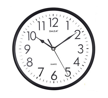 Reloj de pared analógico OTMZ Relogio de parede, Relogio de parede borda  preta, relogio de parede branco, relogio analogico, relogio para escritorio  con diseño relojes de pared redondos negro