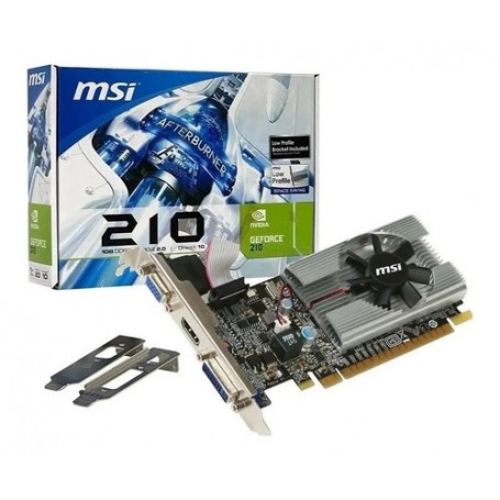 Placa De Video Vga Msi Nvidia Gt210 1Gb Ddr3 Hdmi Vga Dvi