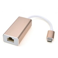 Adaptador Conversor Usb-C A Rj45 De Aluminio 1266