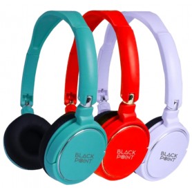 Auriculares De Vincha Con Microfono Black Point H35