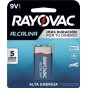 Pila Bateria Rayovac Alcalina 9V Rectangular