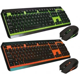 Kit Combo De Mouse & Teclado Gamer Inalambrico Noga Stormer Nkb-40