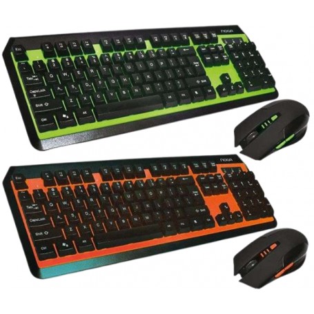 Kit Combo De Mouse & Teclado Gamer Inalambrico Noga Stormer Nkb-40