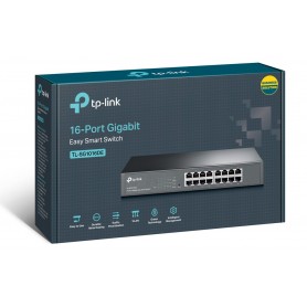 Switch De Red Tp-Link Tl-Sg1016de 16 Puertos LAN Rj45 Gigabit 10/100/1000Mbps