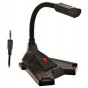 Microfono Gamer Xtrike Me Con Cable Omnidireccional Mini Plug Auxiliar Jack 3.5mm Para Pc