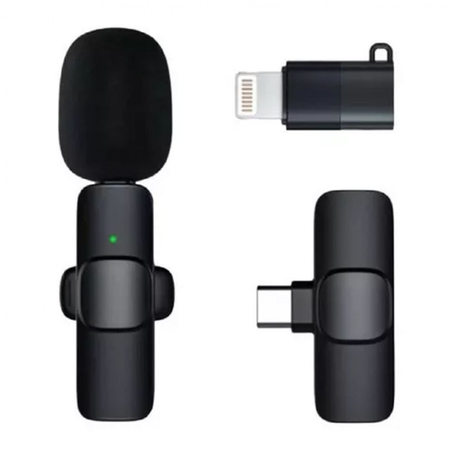 Microfono Lavalier Inalambrico para Celular Tipo USB-C