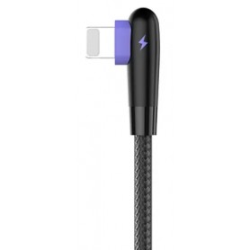 Cable De Carga & Datos Lightning iPhone iPad 2.4a Ldnio Ls562 90° Grados