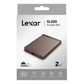 Disco Solido Externo Usb Ssd 2Tb Lexar SL200 Tipo C 3.1