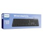 Teclado Con Cable Ergonomico Philips K254 Español