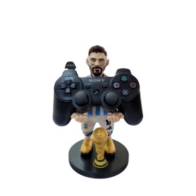 Soporte Joystick Figura 3d Messi Copa Del Mundo