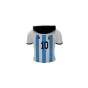 Mate Con Bombilla Impresion 3d Camiseta Lionel Messi