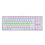 Teclado Mecanico Gamer Redragon Kumara White K552 Rgb Qwerty Outemu Blue Español