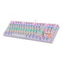 Teclado Mecanico Gamer Redragon Kumara White K552 Rgb Qwerty Outemu Blue Español