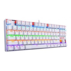 Teclado Mecanico Gamer Redragon Kumara White K552 Rainbow Qwerty Outemu Red Español