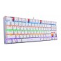 Teclado Mecanico Gamer Redragon Kumara White K552 Rgb Qwerty Outemu Blue Español