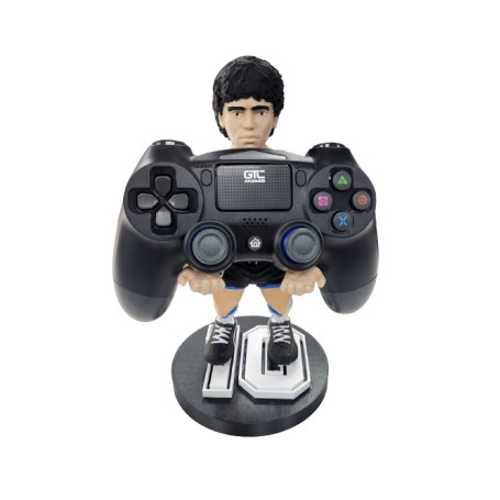 Soporte Joystick Figura 3d Diego Maradona Con Base 10