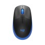 Mouse Inalambrico M190 Logitech Full Size Azul