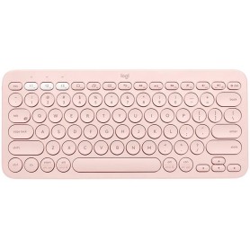 Teclado Bluetooth Logitech K380 Qwerty Español Multidispositivos Android iOS Rosa