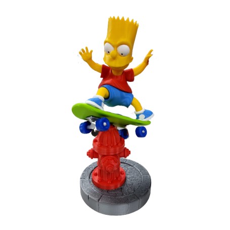 Figura Impresa 3d Bart Simpson