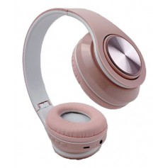 Auriculares Inalámbricos Bluetooth Tarjeta De Memoria Radio Daihatsu Vincha Plegable Au300 Rosa