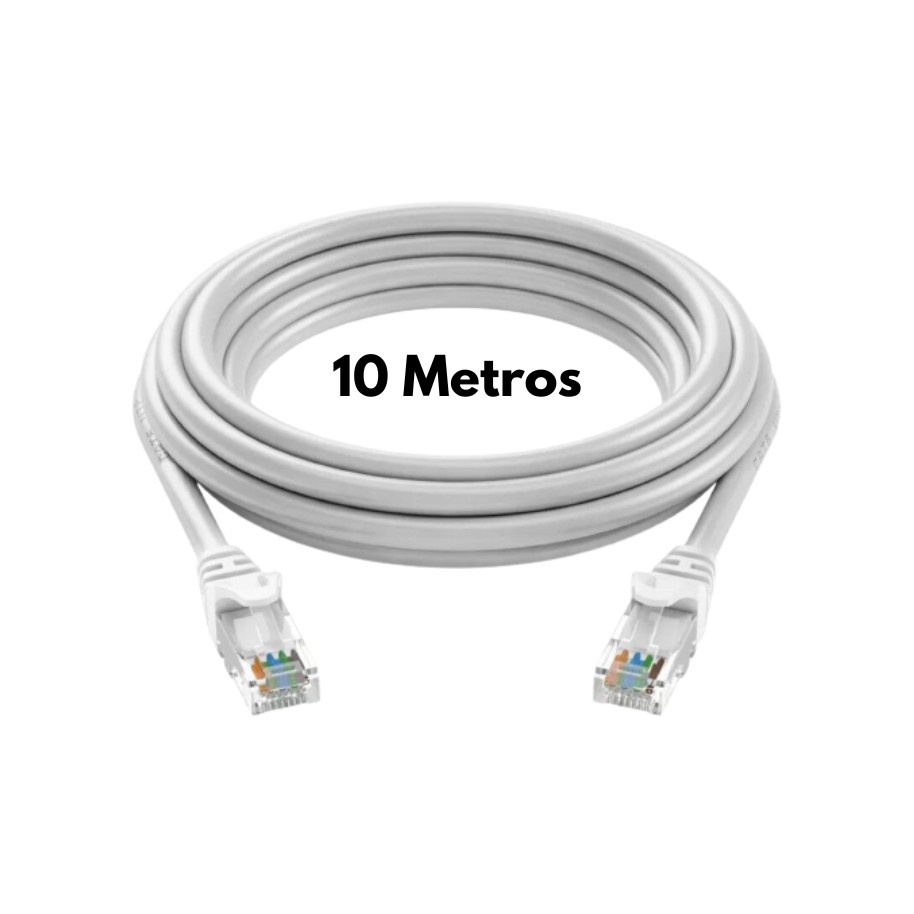 Cable De Internet 10 Metros - Cable Lan 10mts - Cat 5e