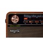 Radio Retro Vintage Nisuta Am Fm Portatil Bluetooth Auxiliar Tarjeta Micro SD Usb Nsrv21