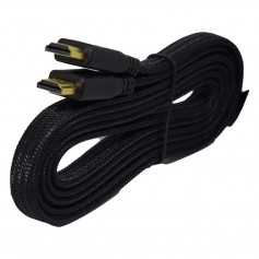 Cable Hdmi Mallado Plano 2mts 4K 2.0