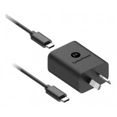 Cargador Motorola Turbo Power 27w Usb Tipo C + Cable C