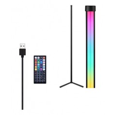Luz Lampara Esquinero Led Rgb Bluetooth Con Control 120cm