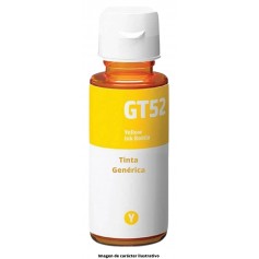 TINTA ALTERNATIVA SUELTA FRASCO AMARILLO PARA HP GT51 TECNOVIBES GT5810 GT5823