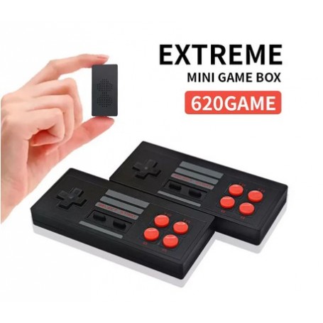 Consola Retro Inalambrica RCA Audio & Video 8 Bit Extreme Mini Game Box 620 Juegos Nes Family Rs-94