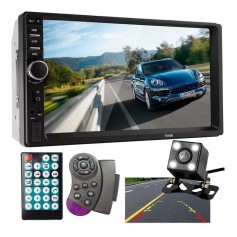 Estereo Doble Din 7 Pulgadas MP3 MP4 MP5 Con Camara Trasera Seisa Qm-7018b