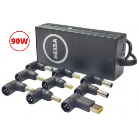 Cargador Universal Para Notebook Netbook 90w Identificacion Automatica Seisa Dn-A905