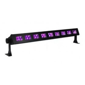 Barra Luz Negra Uv Lampara Ultravioleta Fiestas 9x3w QY-DJ-UV005