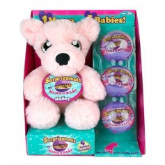 Oso de Peluche Surprizamals Hailey + 3 Peluches Sorpresa Bigshop