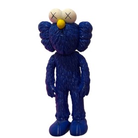 Figura 3d Muñeco Kaws Azul 25cm