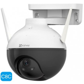 Camara De Seguridad IP Wifi Ezviz HD 1080p C8C Exterior Domo Motorizada Audio