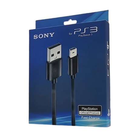 Cable De Carga Usb Mini Usb Sony Para Joystick De Ps3 Playstation 3 3mts