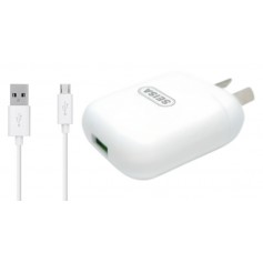 Cargador Para Celular Tablet Con Cable Micro Usb V8 5v 2.1a Seisa V10-V8