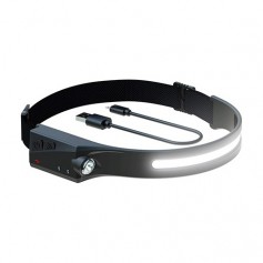 Linterna Minera Luz Led Recargable Usb C Vincha 600 Lumenes LX200