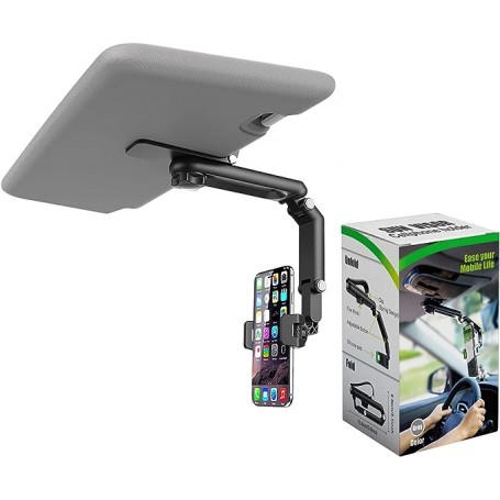 Soporte Clip Montaje De Telefono Celular Para Auto Visera Solar Giratorio 360° Hx-Zj46