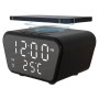 Reloj Despertador Digital Con Base De Carga Qi Carga Inalambrica AY-21