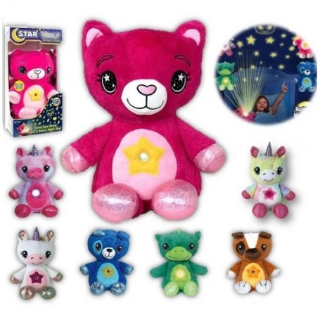 Peluche Proyector Luces Star Belly Para Dormir Infantil Niños N662005