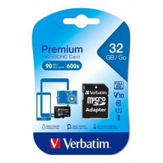 Memoria Micro Sd 32gb Clase 10 Verbatim Premium microSDXC Card
