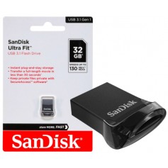 Pen Drive 32Gb Sandisk Ultra Fit Usb 3.1 Flash Drive 130Mb/S Ideal Autos