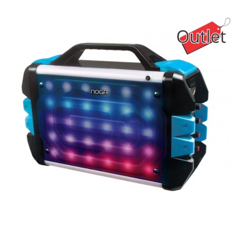 PARLANTE BLUETOOTH PORTATIL KARAOKE INALAMBRICO 3000W NOGA K52