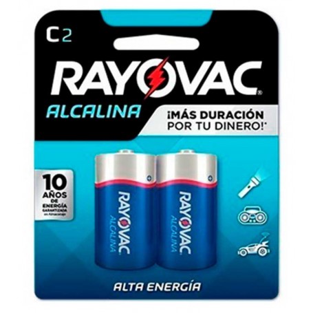 Pila C2 Alcalina Rayovac Blister X2