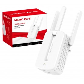 Repetidor Extensor Amplificador De Señal Mercusys MW300RE 3 Antenas MIMO 2.4GHz