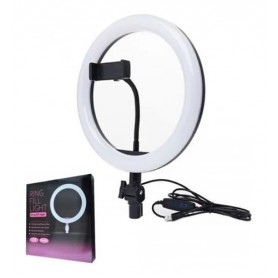 Aro De Luz Led Profesional 10'' Pulgadas 26 Cm Con Tripode QX-260